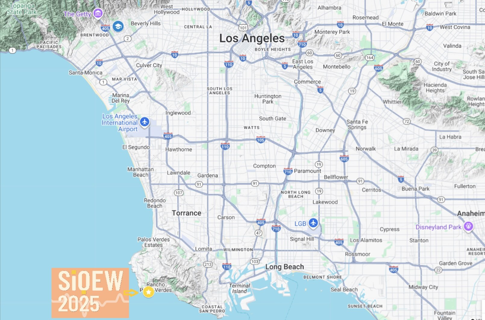 map of greater Los Angeles, with Terrenea highlighted